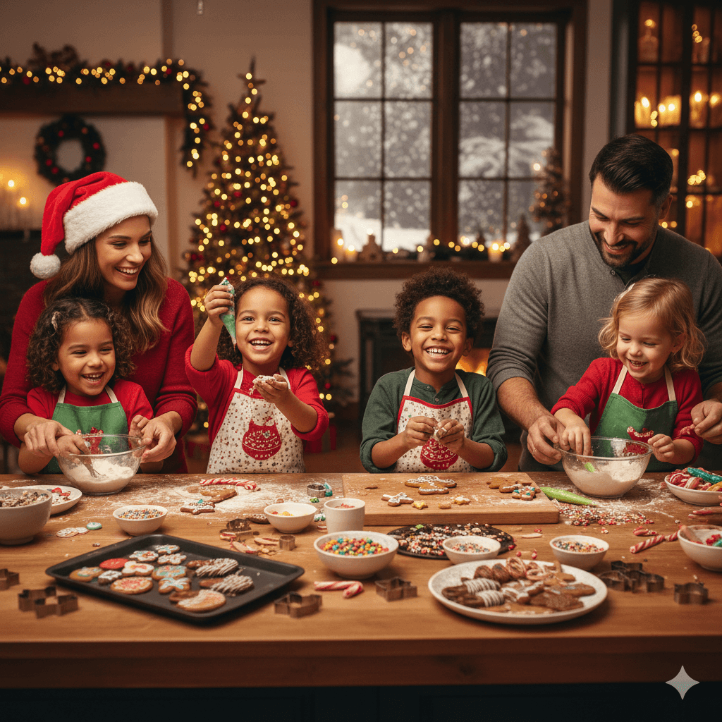Sweet Christmas treats made with kids